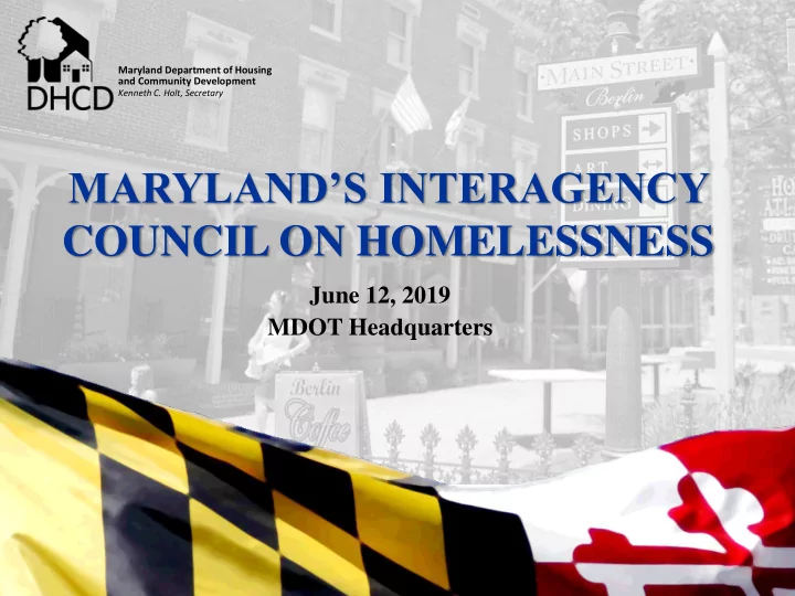 maryland s interagency