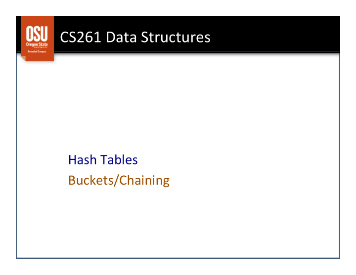 cs261 data structures