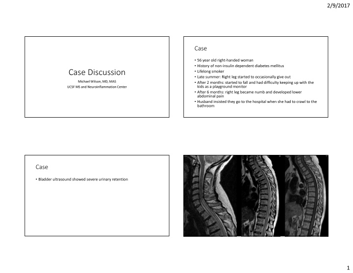 case discussion