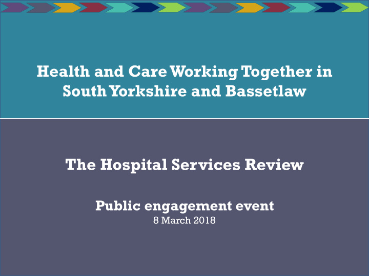 health and care working together in