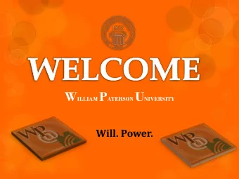 The information  contained in this  presentation is for WPU  at Mercer students  ONLY!  William