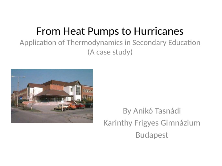 from heat pumps to hurricanes