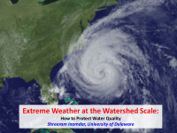 extreme weather at the watershed scale