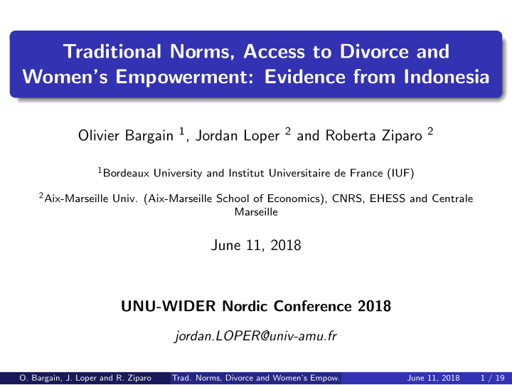 traditional norms access to divorce and women s
