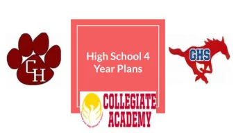 High School 4  Year Plans  High School Credits  26 Credits to Graduate High School  You earn