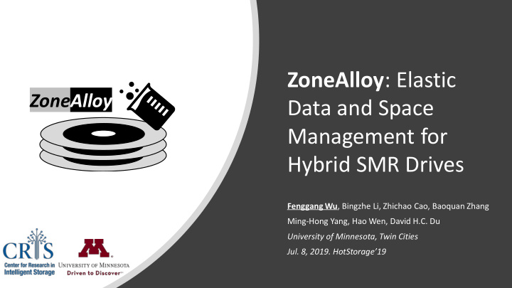 hybrid smr drives