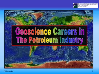 1  FWSchroeder              Who Am I?  My Work History: ExxonMobil Research