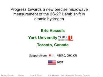 Progress towards a new precise microwave  measurement of the 2S-2P Lamb shift in  atomic hydrogen