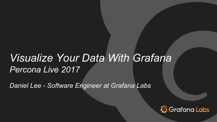 visualize your data with grafana