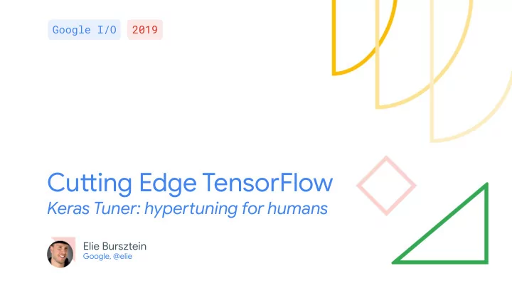 cutuing edge tensorflow