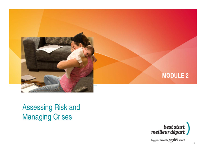 assessing risk and managing crises