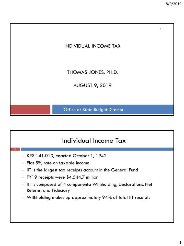 individual income tax