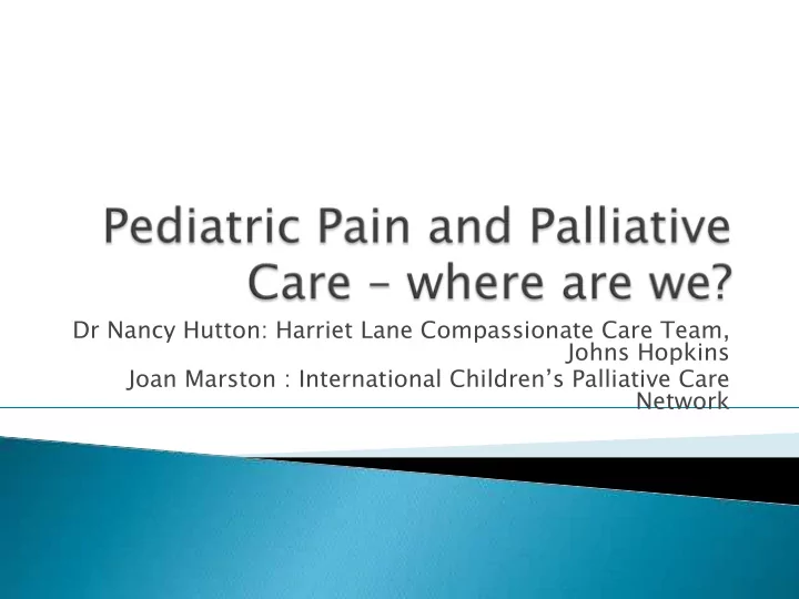 dr nancy hutton harriet lane compassionate care team