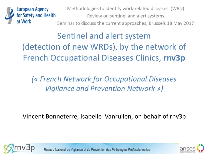 sentinel and alert system detection of new wrds by the