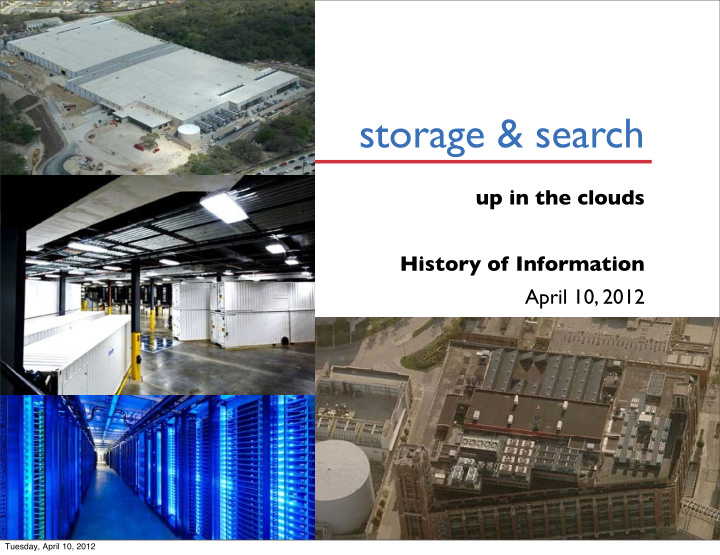 storage search