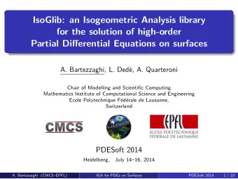 IsoGlib: an Isogeometric Analysis library  for the solution of high-order  Partial Differential