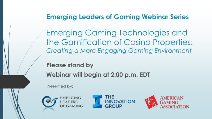 the gamification of casino properties