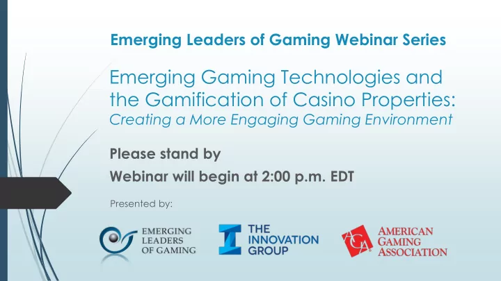 the gamification of casino properties