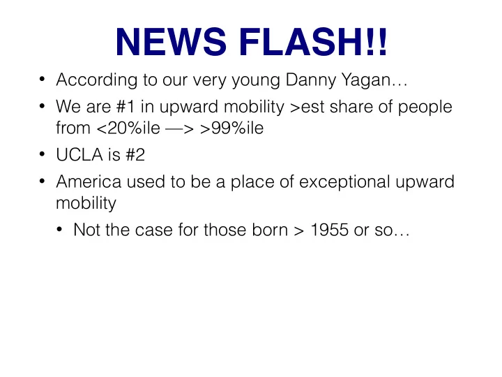 news flash