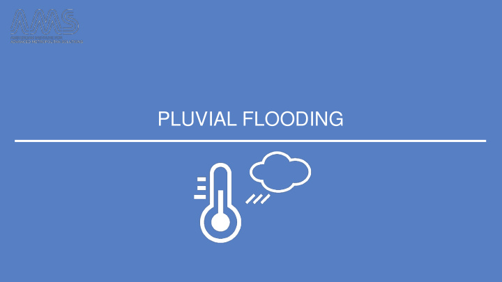 pluvial flooding