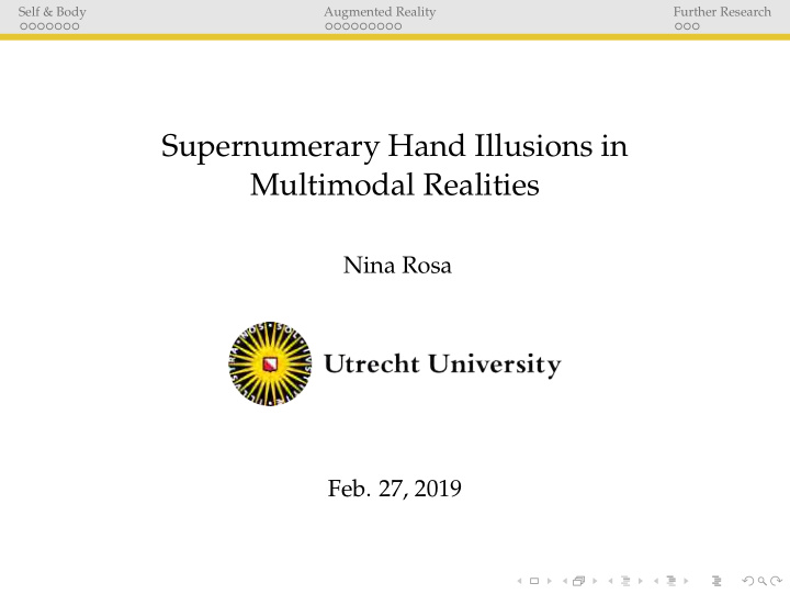 supernumerary hand illusions in multimodal realities