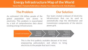 Energy Infrastructure Map of the World Varun Nair  Tamasha Pathirathna  Xiaolan You  Qiwei
