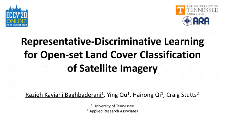 for open set land cover classification