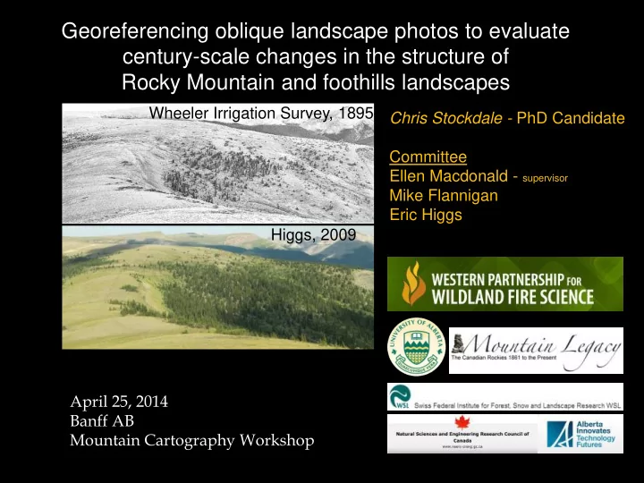rocky mountain and foothills landscapes
