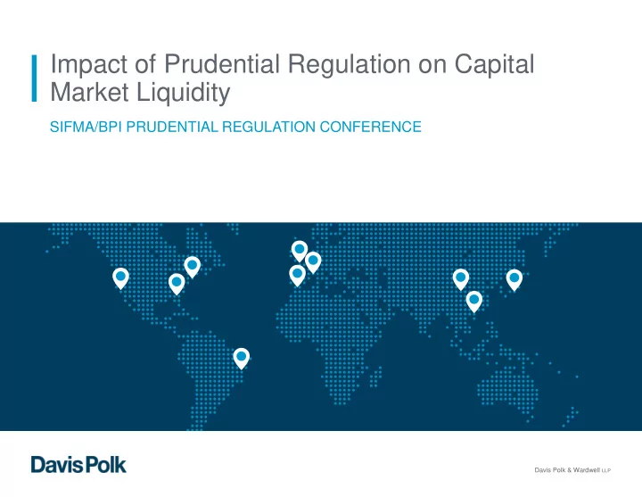 impact of prudential regulation on capital market