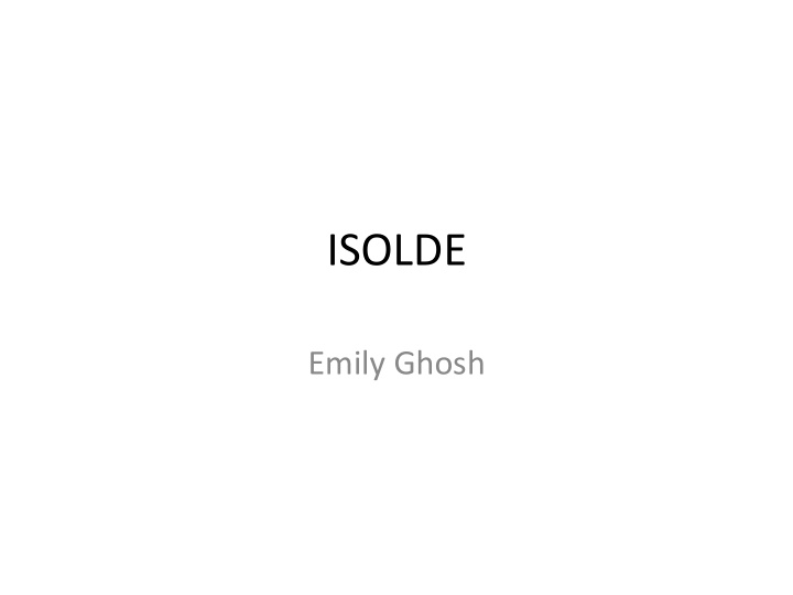 isolde