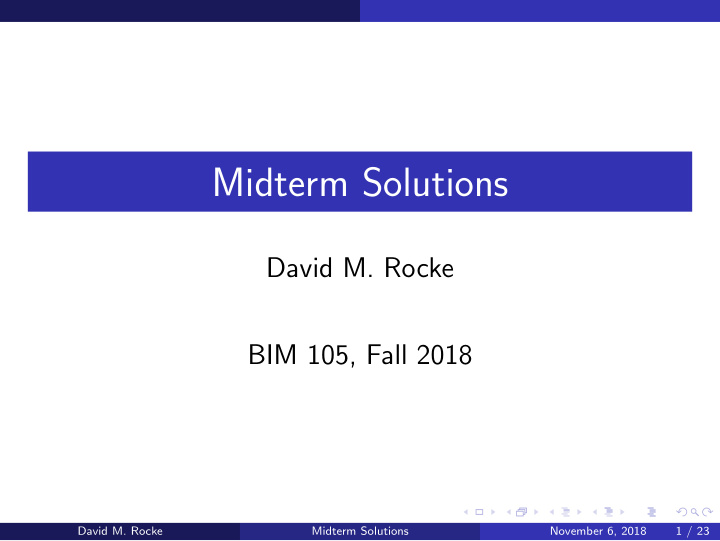midterm solutions