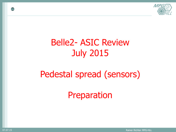 pedestal spread sensors