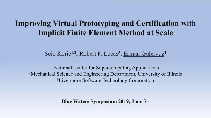 improving virtual prototyping and certification with
