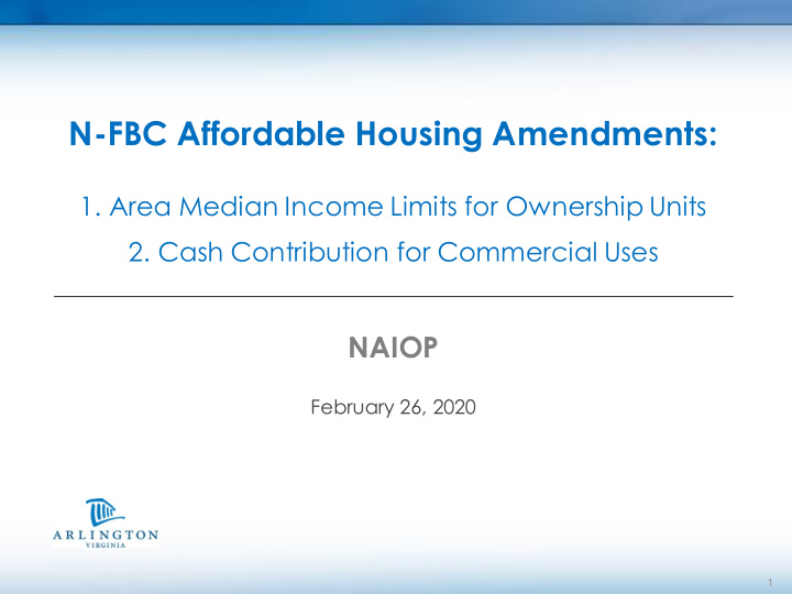 n fbc affordable housing amendments