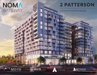 2 PATTERSON  Community Presentation and Q&amp;A  1 of 11 | Our Team  nomagateway.com  2 Patterson