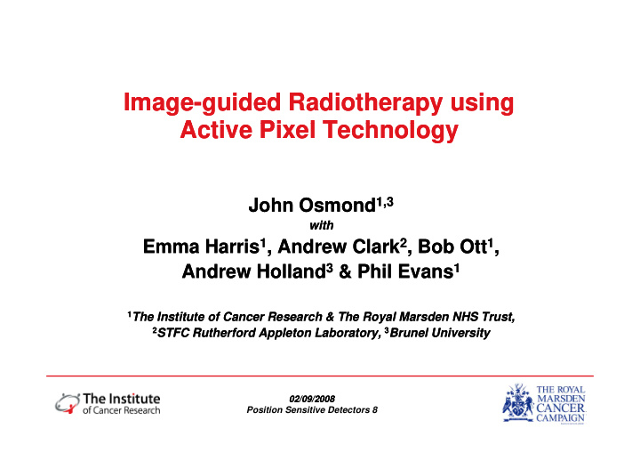image image guided radiotherapy using guided radiotherapy