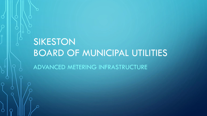 board of municipal utilities