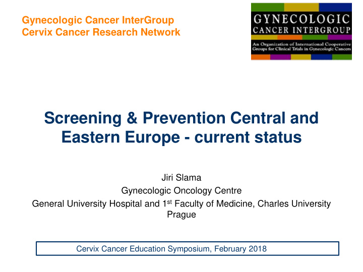 screening prevention central and eastern europe current