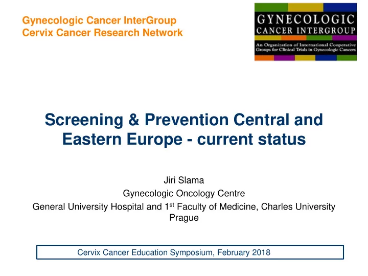 screening prevention central and eastern europe current