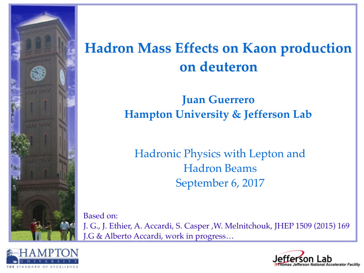 hadron mass effects on kaon production on deuteron