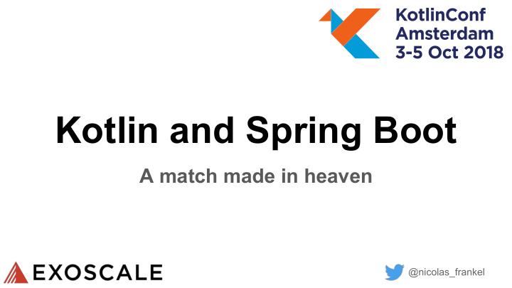 kotlin and spring boot