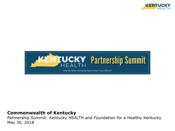 commonwealth of kentucky