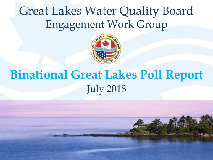 binational great lakes poll report