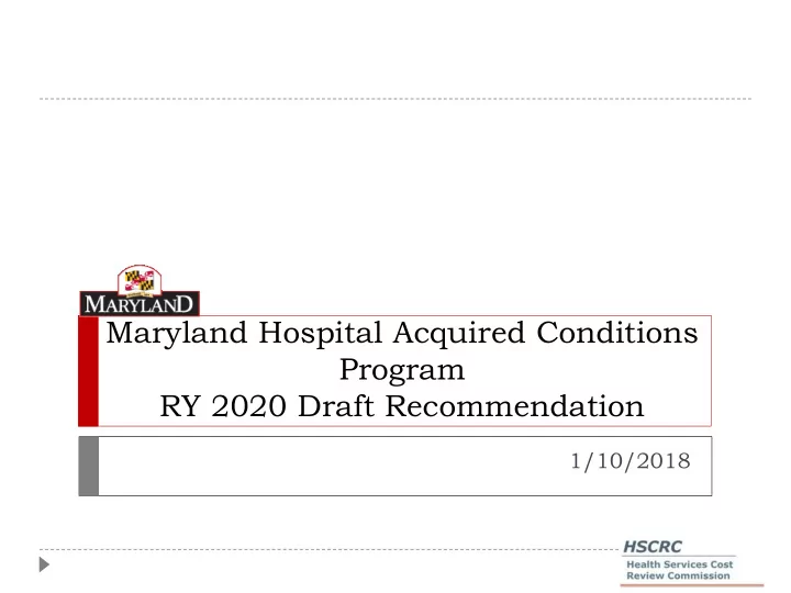 ry 2020 draft recommendation