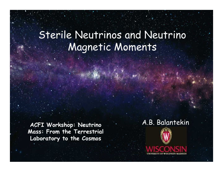 sterile neutrinos and neutrino magnetic moments