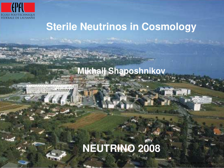 sterile neutrinos in cosmology