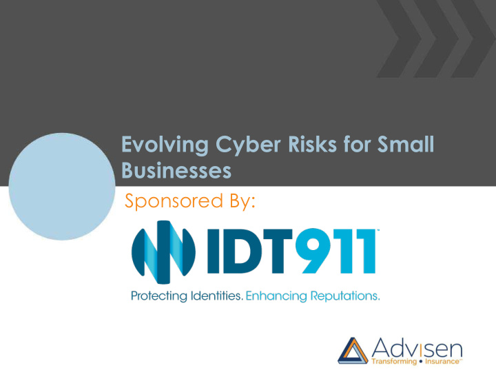 evolving cyber risks for small businesses