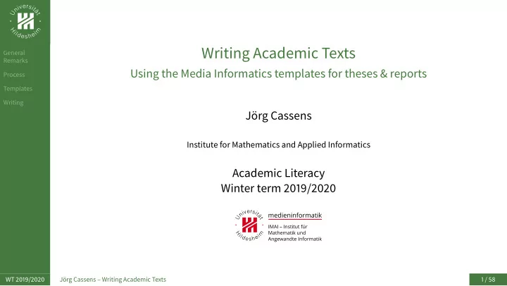 writing academic texts