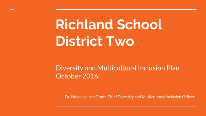 richland school district two