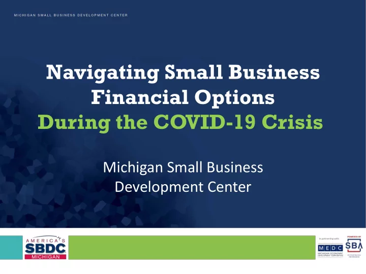 financial options